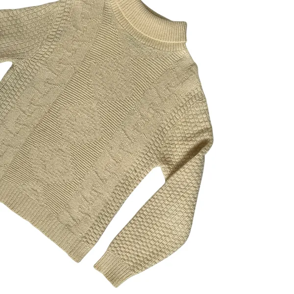 Vintage Walker Wool Blend Knit Turtleneck Sweater M Repair Project DIY - Image 6