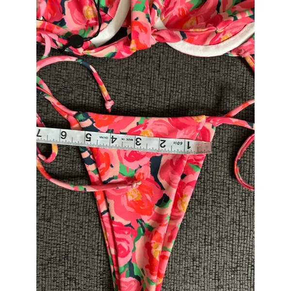 Skatie Katie Top Elsa Bottom Set in Winnetka Floral Print Womans XS/S NWT - Image 11