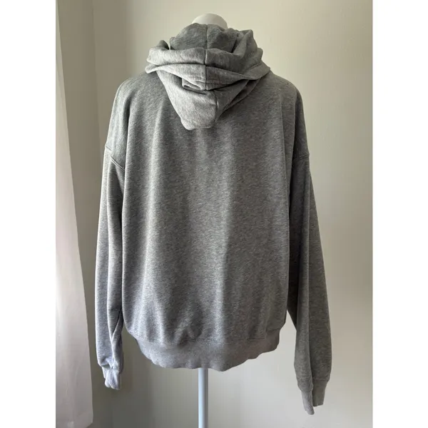 Fabletics Light Gray Hooded Pullover Sweatshirt - Image 4