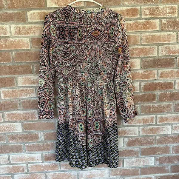 Maeve by Anthropologie Tiled Amethyst Dress Small Boho - Image 6
