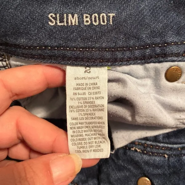 American Eagle Slim Boot Jeans 2 Short - Image 6