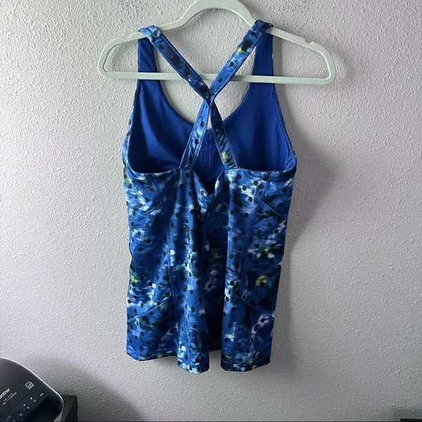 Lululemon Kanto Catch Me Tank Windy Blooms Sapphire - Image 5