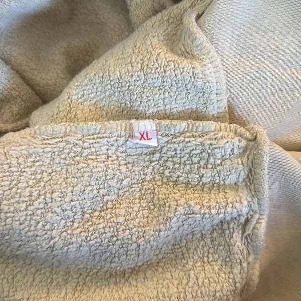 SOLISCA Cream Hoodie Sweatshirt Size XL - Image 2