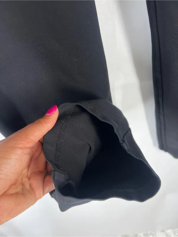Betabrand Black Straight Leg Dress Pant Yoga Pants‎ XS Petite - Image 4