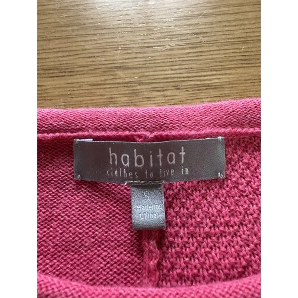 Habitat Clothes‎ To Live In Tunic Sweater S Knit Oversized Artsy Lagenlook Cozy - Image 3