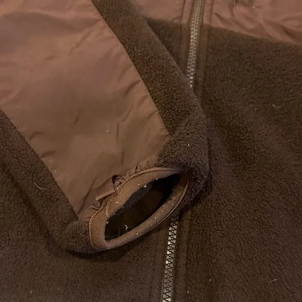 The North Face Women's Dark Brown Fleece Zipper Jacket Size S - Image 5