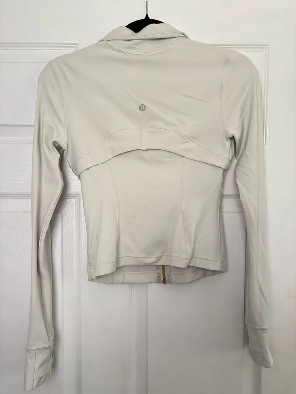 Lululemon Define Jacket Nulu Cropped Bone - Image 2