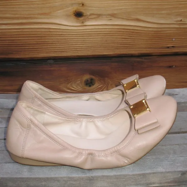 Cole Haan Grand Nude Bow Ballet Flats - Image 2
