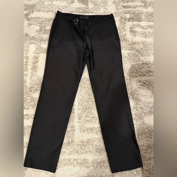 Nike Womens Slim-Fit Dri-Fit Black Golf Pant‎ Size 10 - Image 3