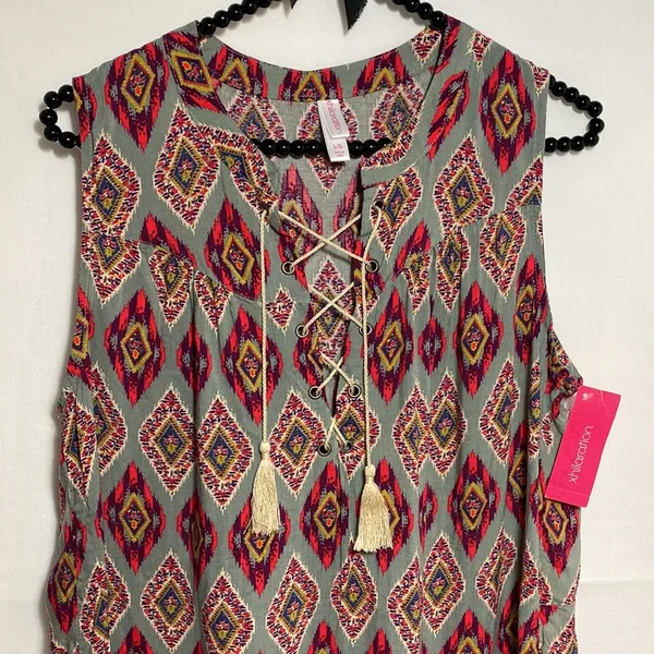 New! Xhilaration womens multicolor top - Image 2