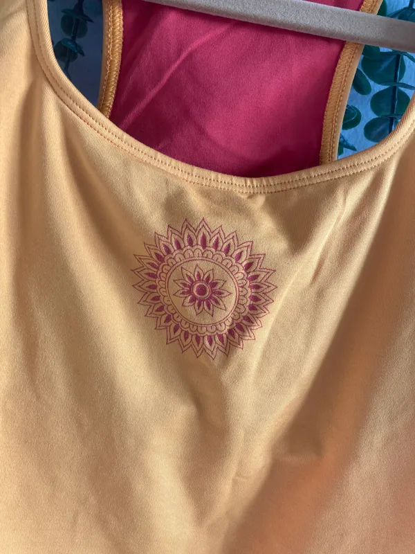 hiva Shakti Orange and Red Racerback Y2K Tank top - Image 2
