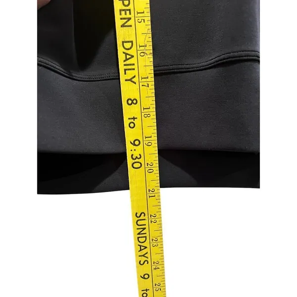 Lululemon Perfectly Oversized Softstreme Cropped Crewneck Sweatshirt Sz 6 Black‎ - Image 5