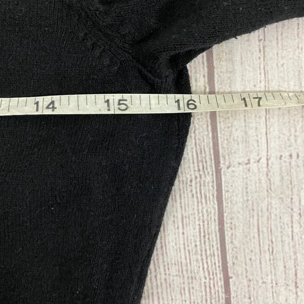 women M Crewneck Longsleeve classic sweater black - Image 7