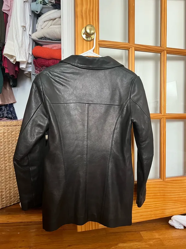 Vintage Leather Jacket Nicole Miller - Image 3