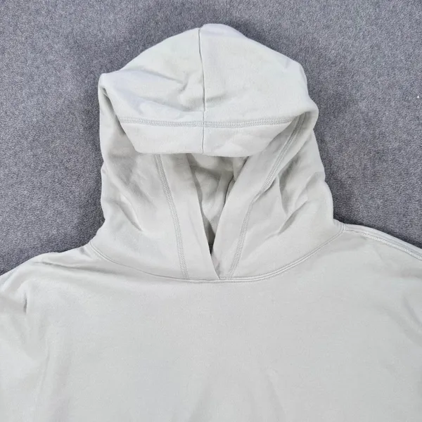 Savage Fenty Cropped Hoodie Sweatshirt Womens Large Light Green Cozy Lounge - Image 4