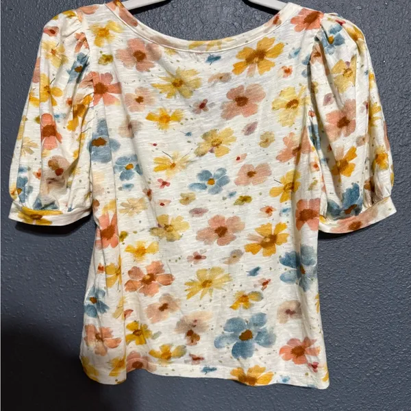 Anthropologie Multicolor Floral Blouse - Image 3