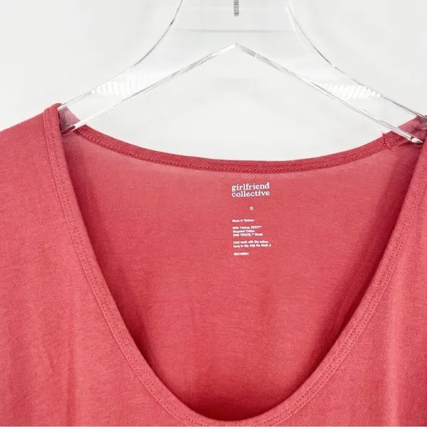 Girlfriend Collective Long Sleeve Lounge Tee Women's Size S Cozy‎ Casual - Image 5