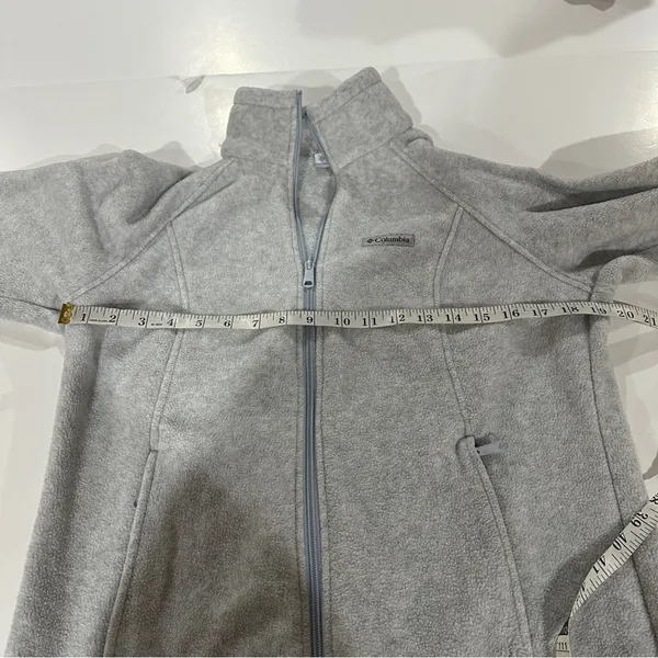 Columbia Benton Springs Gray Long Sleeve Full Zip Jacket Size‎ M - Image 8