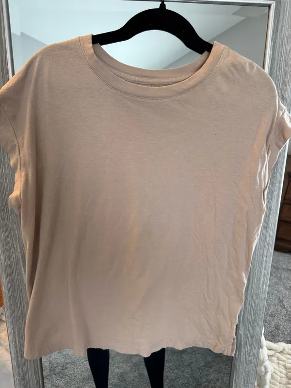 Short sleeve shirt Tan Size L - Image 2