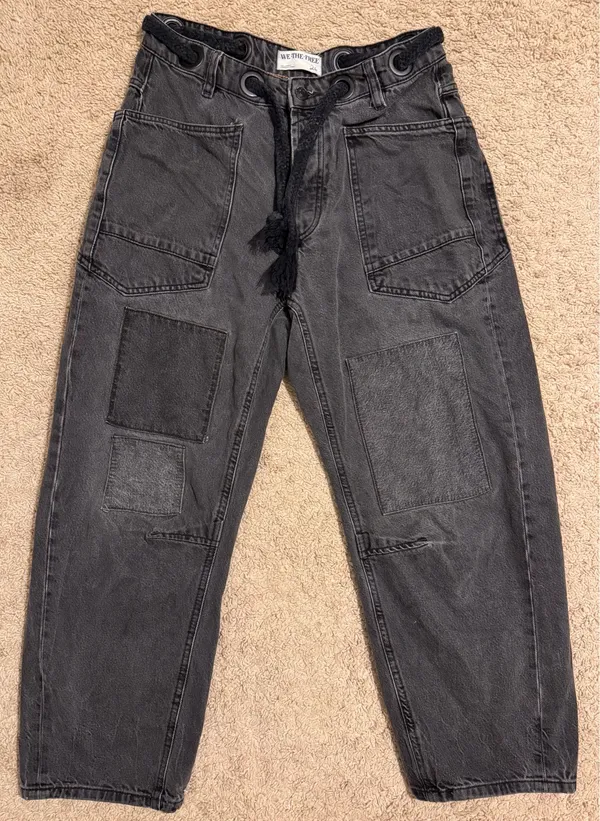 Free People We The Free Moxie People Free Pull-On Barrel Jeans - Image 2
