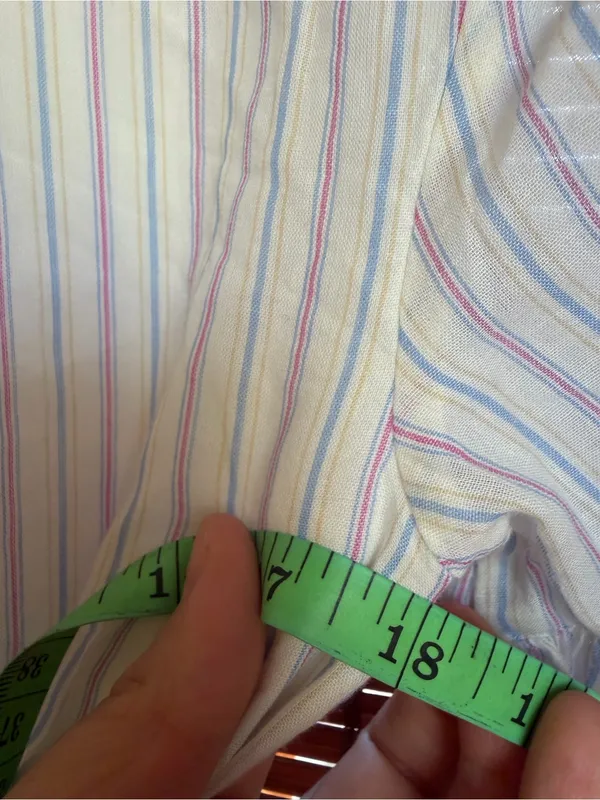 Motherhood Maternity Striped Cotton Tiered Mini Dress Size Small - Image 9