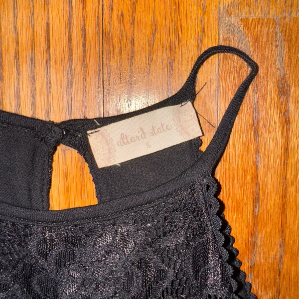 altar’d state lace black mini dress - Image 2