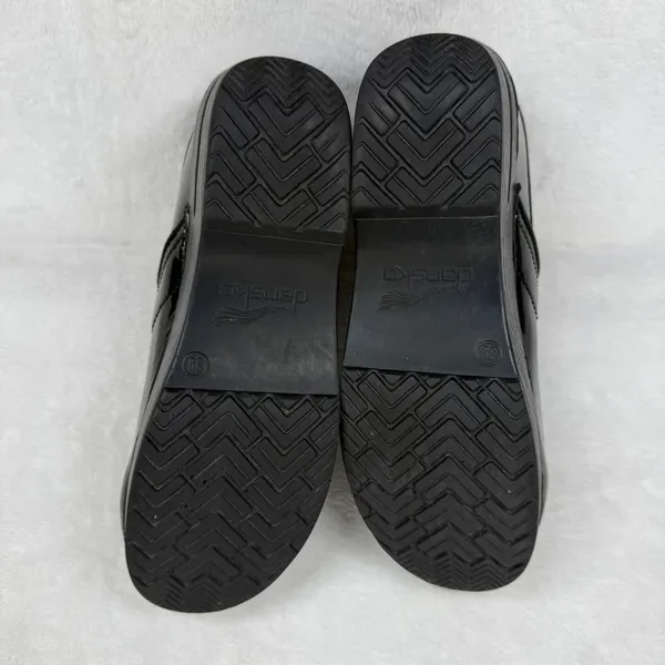 Dansko Professional Black‎ Patent Leather Clogs Womens 39 Nursing Work Shoes - Image 13