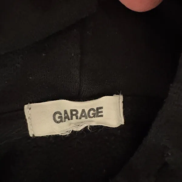 3185 | Garage Montana Rocky Mountains Graphic Zip Hoodie Black Womens XS - Image 5