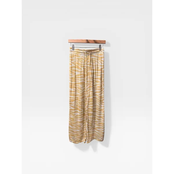 Anthropologie Charming Charlie Beige Zebra Print Wide Leg Boho Pants Size Small - Image 3