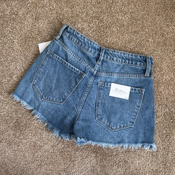 NWT KanCan Demin Shorts Blue Size 23 - Image 6
