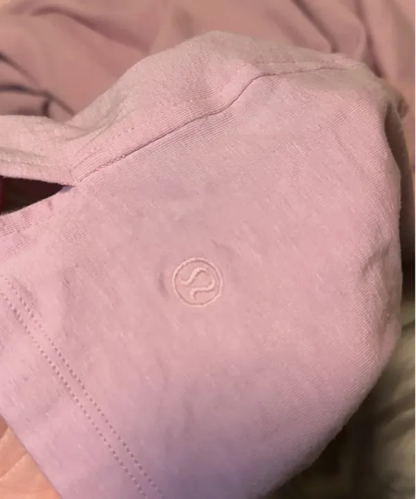 Lululemon Cotton Blend T-Shirt Pink Peony - Image 5