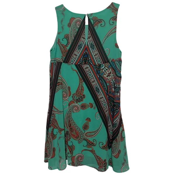 Sequin Hearts Women's Black Green‎ Orange Blue Sleeveless Lined Dress Size M - Image 2