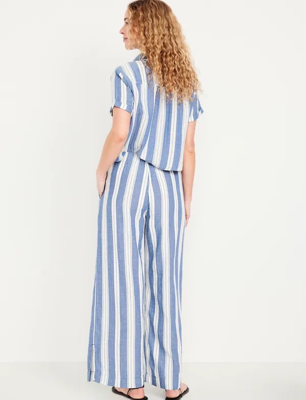 Old Navy Striped Linen Pants - Image 3