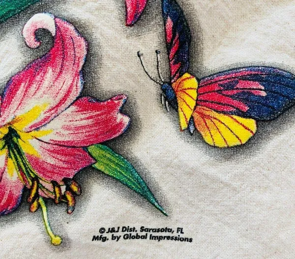 BUTTERFLIES Tote Bag Natural Canvas Tote Bag Reusable Shopping Bag - Image 4