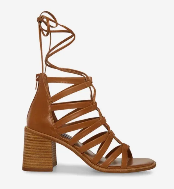 Leather Heel Sandals - Image 6