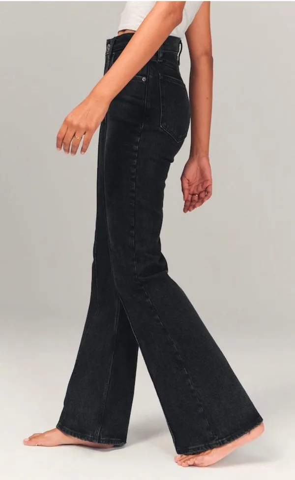 Abercrombie high rise vintage flare jeans - Image 6