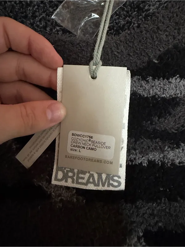 NWT Barefoot dream’s cozy chic seaside crewneck pullover size L - Image 4