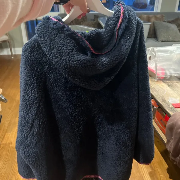 Natural life one size oversized fleece navy - Image 5