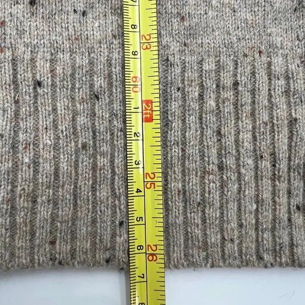 J. Crew Rugged Merino Shawl Collar Donegal Sweater Knit Pullover - Image 6
