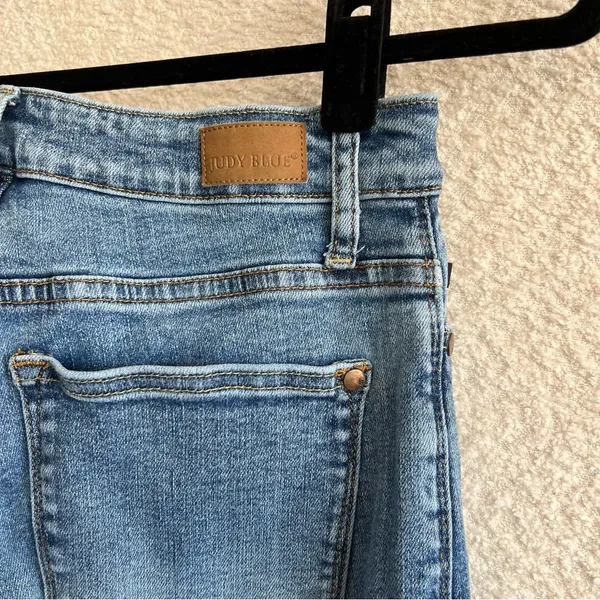 Judy‎ Blue Women’s Blue High Waist Boyfriend Jeans Stretch Size 3 / 26 - Image 11