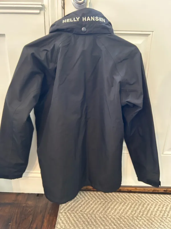 Helly Hansen Black Waterproof Jacket, Juniors size 14 & 100% Polyester - Image 5