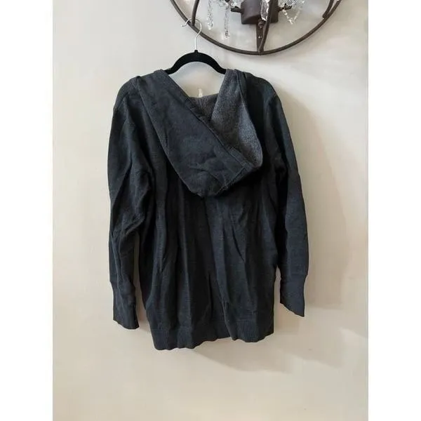 Gap fit oversized dark grey‎ tunic sweatshirt XL - Image 2