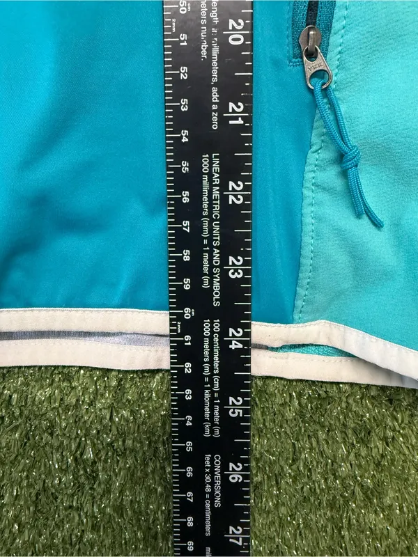 The North Face Women's Windstopper Two Tone Blue Teal Jacket Full Zip Outdoor L - Image 6