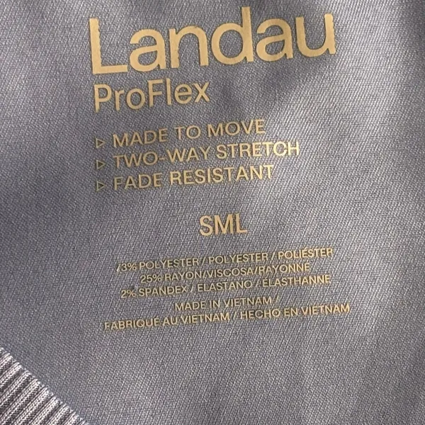 Landau ProfFlex Scrub‎ Top Blue S - Image 8