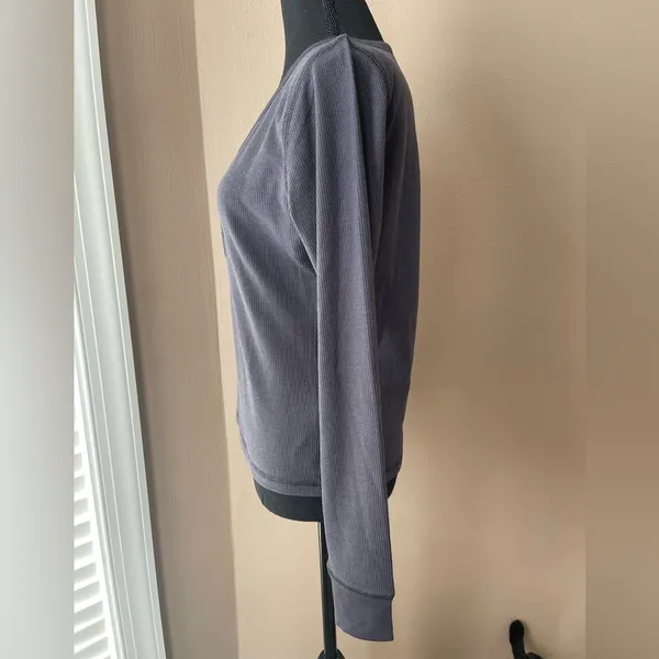 Fabletics Women’s Waffle Henley Long Sleeve Shirt - Image 2