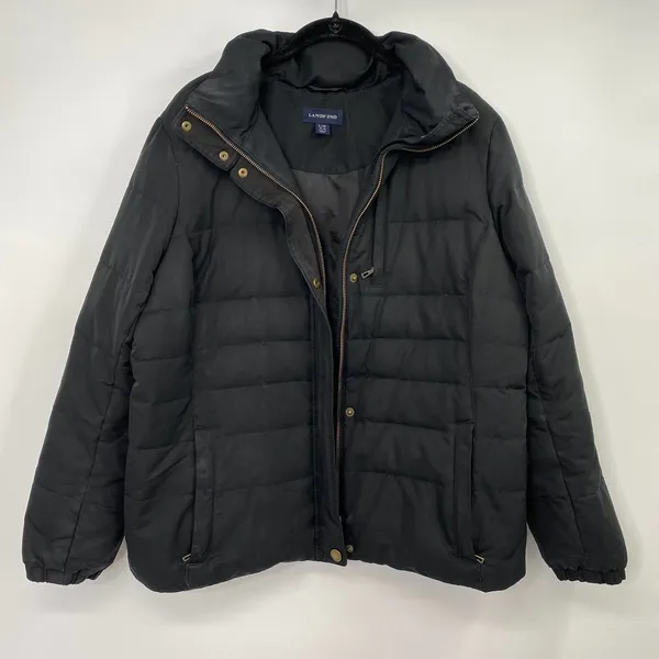 Land's End Down Feather Insulated Puffer Jacket Lightweight Large (14-16) - Image 2