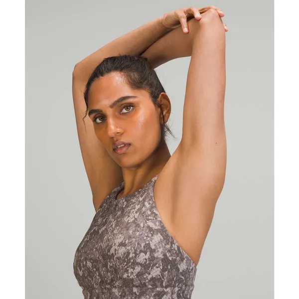 Lululemon Wunder Train Longline Animal Snake Print Sports Bra Crop Tank Top Sz S - Image 2