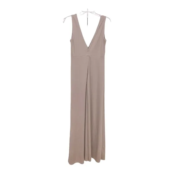 Birdy Grey SHAMIN DRESS CREPE TAUPE LARGE NEW NWT BRIDESMAID WEDDING - Image 7