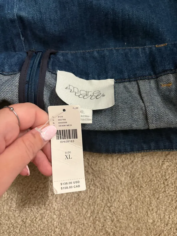 Anthropologie Jean Skirt - Image 3