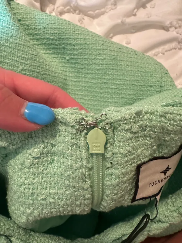 Tuckernuck Summer Green Tweed Jackie Dress NWT - Image 8